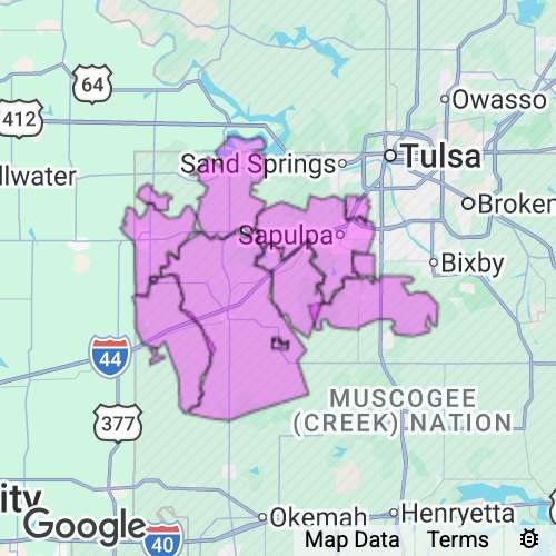 Creek County Oklahoma real estate agent mailing area