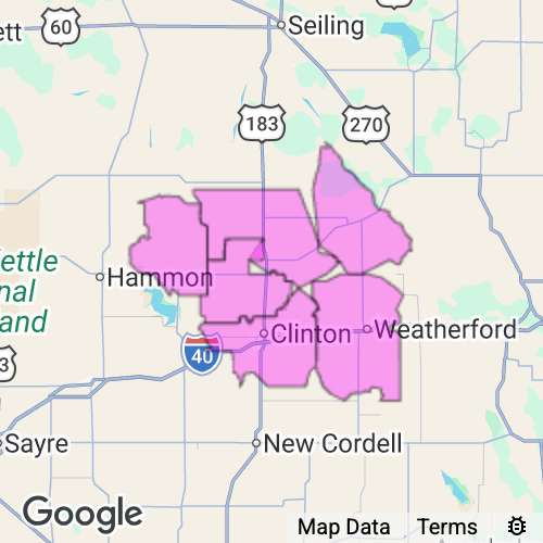 Custer County Oklahoma real estate agent mailing area