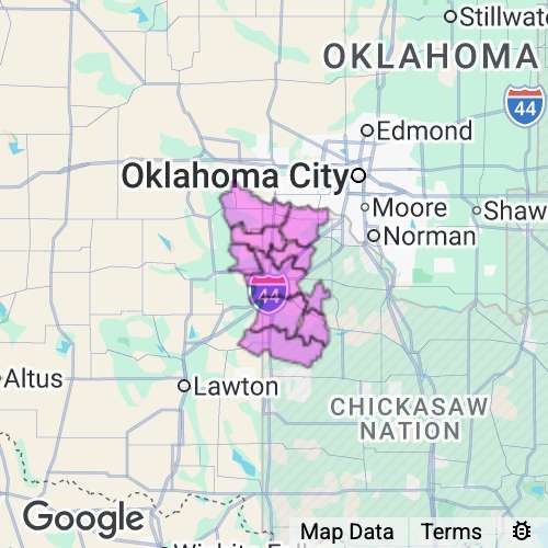 Grady County Oklahoma real estate agent mailing area
