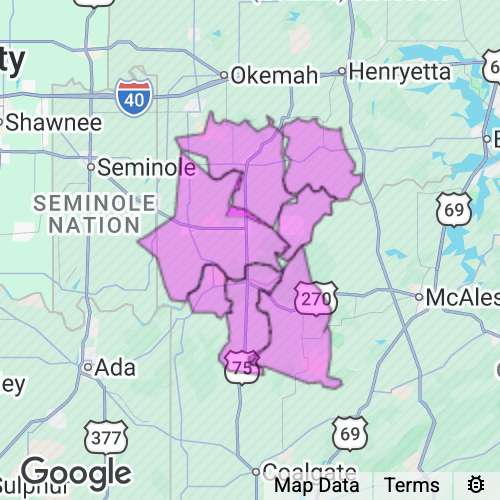 Hughes County Oklahoma real estate agent mailing area