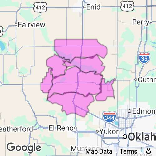 Kingfisher County Oklahoma real estate agent mailing area