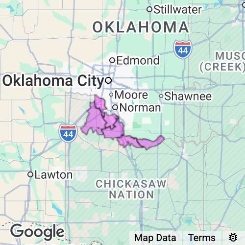 Mcclain County Oklahoma real estate agent mailing area
