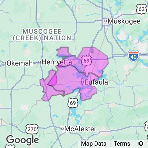 Mcintosh County Oklahoma real estate agent mailing area