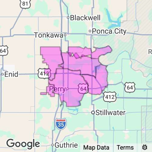 Noble County Oklahoma real estate agent mailing area