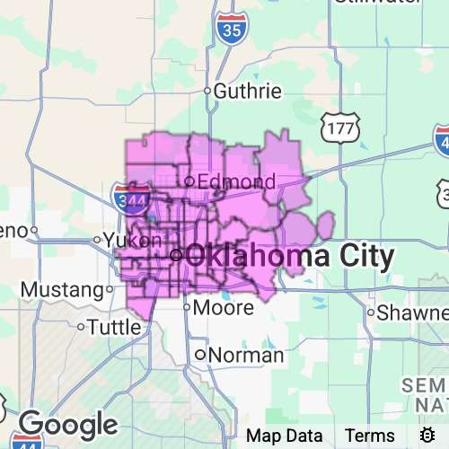 Oklahoma County Oklahoma real estate agent mailing area
