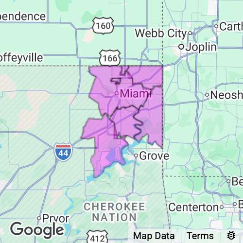 Ottawa County Oklahoma real estate agent mailing area