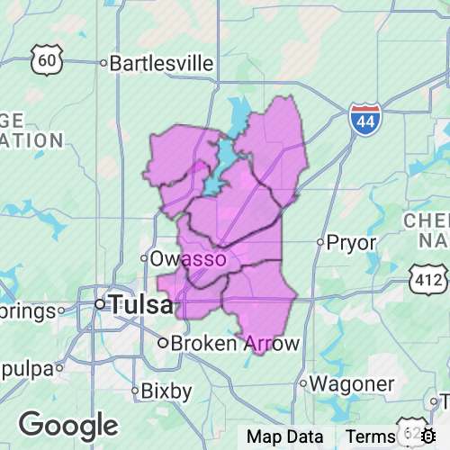 Rogers County Oklahoma real estate agent mailing area