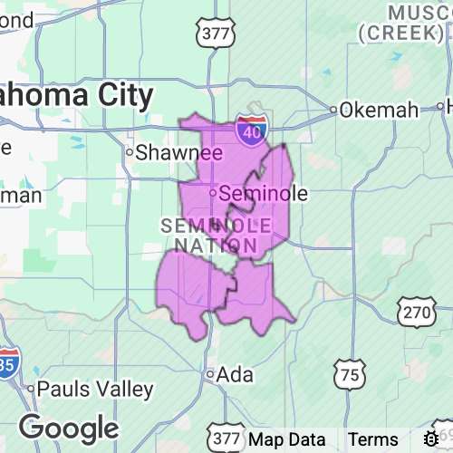 Seminole County Oklahoma real estate agent mailing area