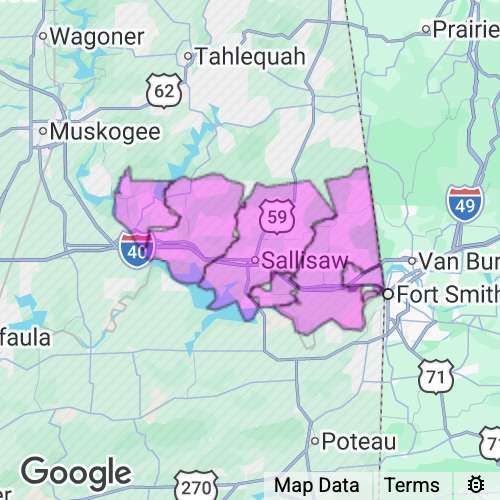 Sequoyah County Oklahoma real estate agent mailing area