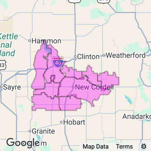 Washita County Oklahoma real estate agent mailing area