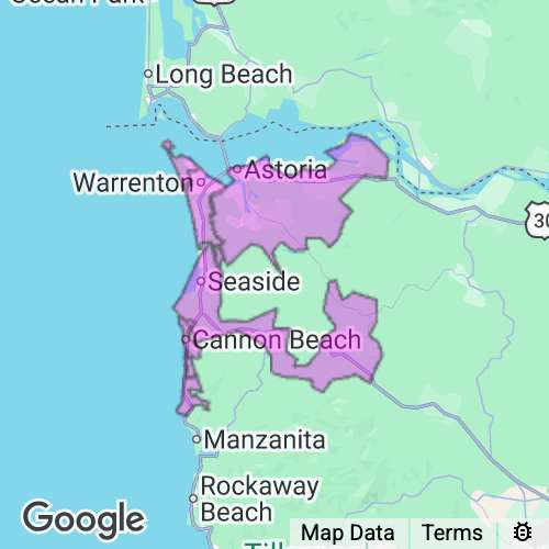 Clatsop County Oregon real estate agent mailing area