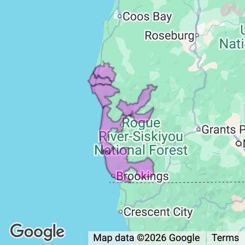 Curry County Oregon real estate agent mailing area
