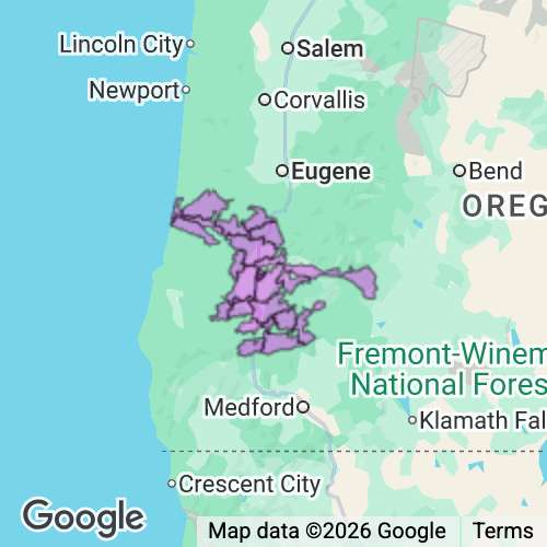 Douglas County Oregon real estate agent mailing area