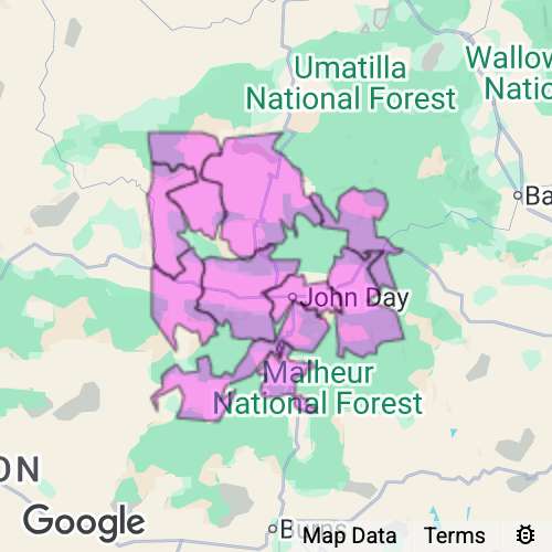 Grant County Oregon real estate agent mailing area