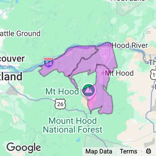 Hood River County Oregon real estate agent mailing area