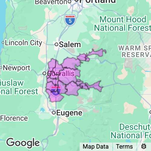 Linn County Oregon real estate agent mailing area