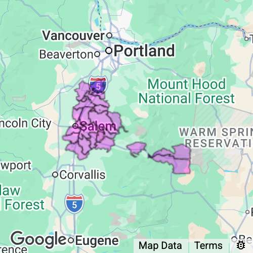 Marion County Oregon real estate agent mailing area