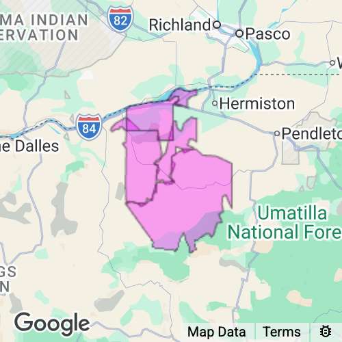 Morrow County Oregon real estate agent mailing area