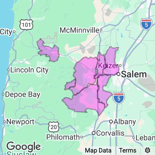 Polk County Oregon real estate agent mailing area