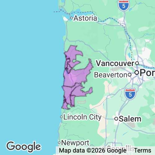 Tillamook County Oregon real estate agent mailing area