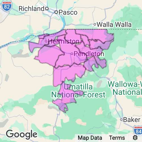 Umatilla County Oregon real estate agent mailing area