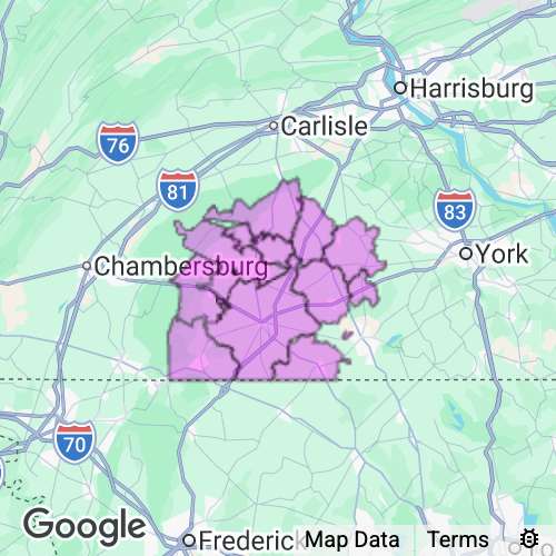 Adams County Pennsylvania real estate agent mailing area