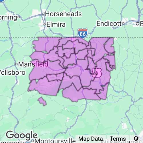 Bradford County Pennsylvania real estate agent mailing area
