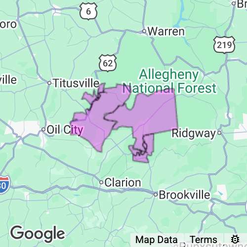 Forest County Pennsylvania real estate agent mailing area