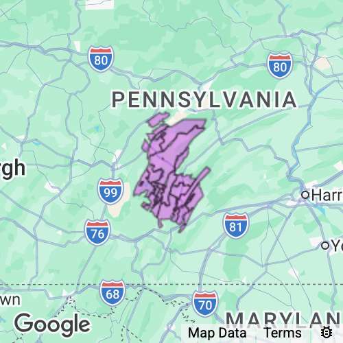 Huntingdon County Pennsylvania real estate agent mailing area