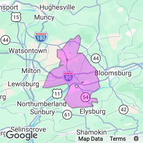Montour County Pennsylvania real estate agent mailing area