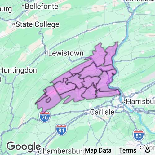 Perry County Pennsylvania real estate agent mailing area