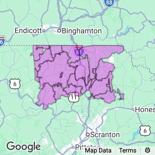Susquehanna County Pennsylvania real estate agent mailing area