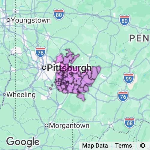 Westmoreland County Pennsylvania real estate agent mailing area