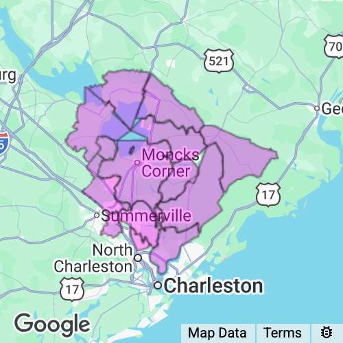 Berkeley County South Carolina real estate agent mailing area