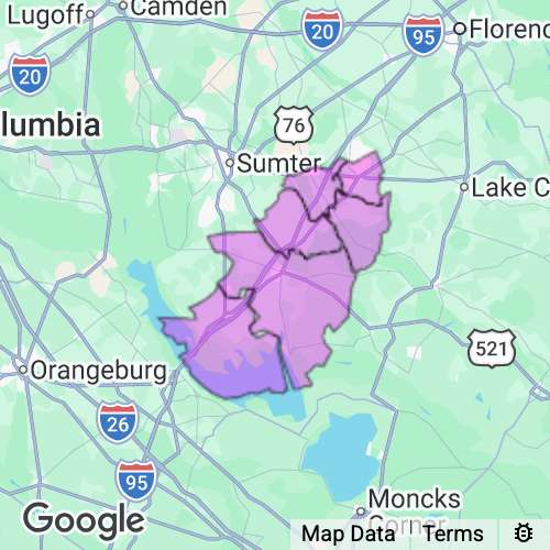 Clarendon County South Carolina real estate agent mailing area