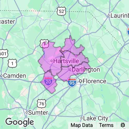 Darlington County South Carolina real estate agent mailing area