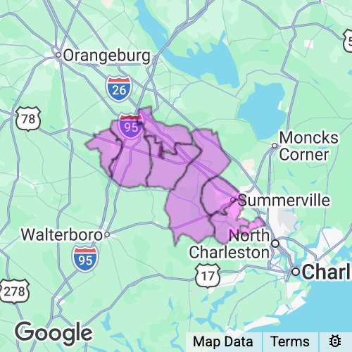Dorchester County South Carolina real estate agent mailing area