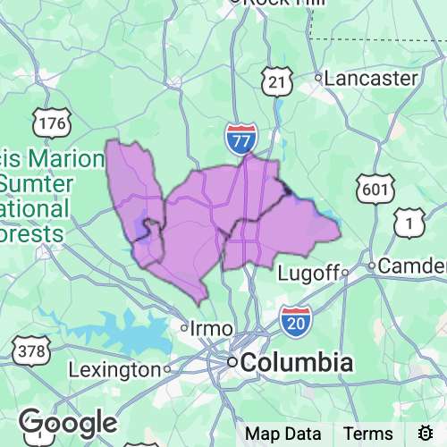 Fairfield County South Carolina real estate agent mailing area