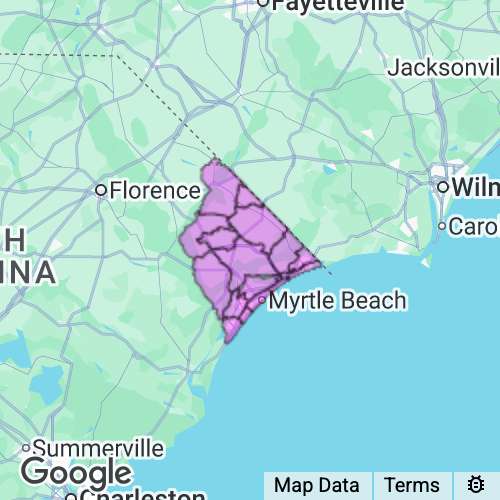 Horry County South Carolina real estate agent mailing area