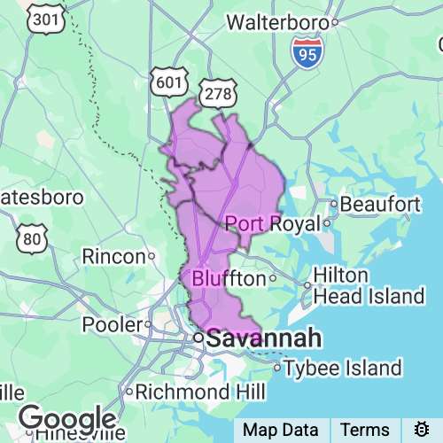 Jasper County South Carolina real estate agent mailing area