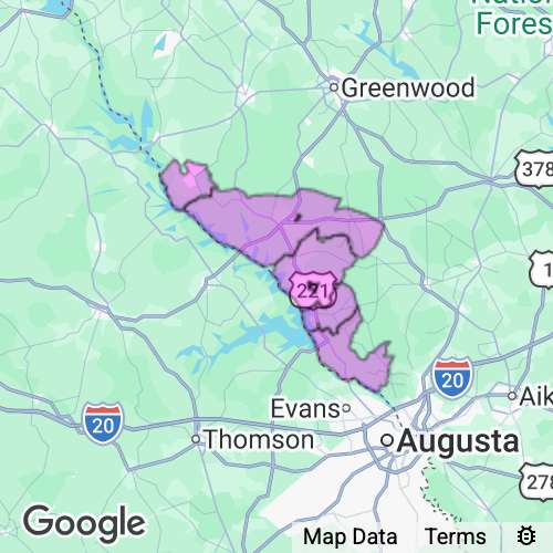 Mccormick County South Carolina real estate agent mailing area