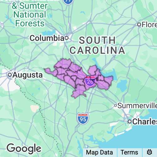 Orangeburg County South Carolina real estate agent mailing area