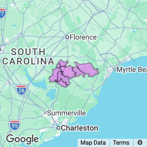 Williamsburg County South Carolina real estate agent mailing area