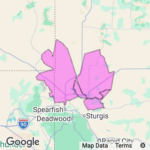 BUTTE county map