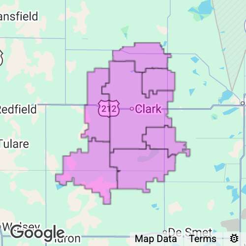 CLARK county map