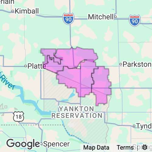DOUGLAS county map