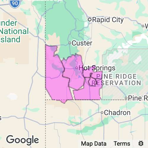 FALL RIVER county map