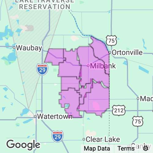 GRANT county map