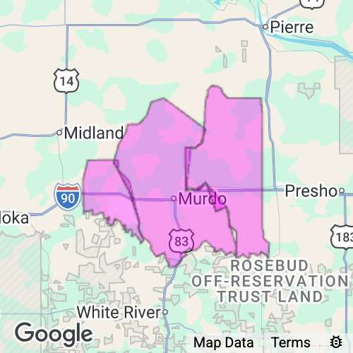 JONES county map