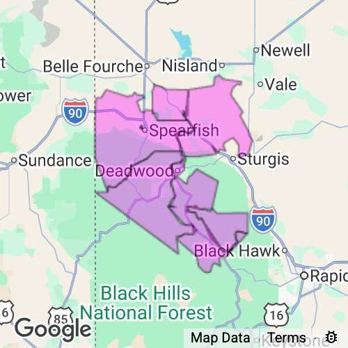 LAWRENCE county map